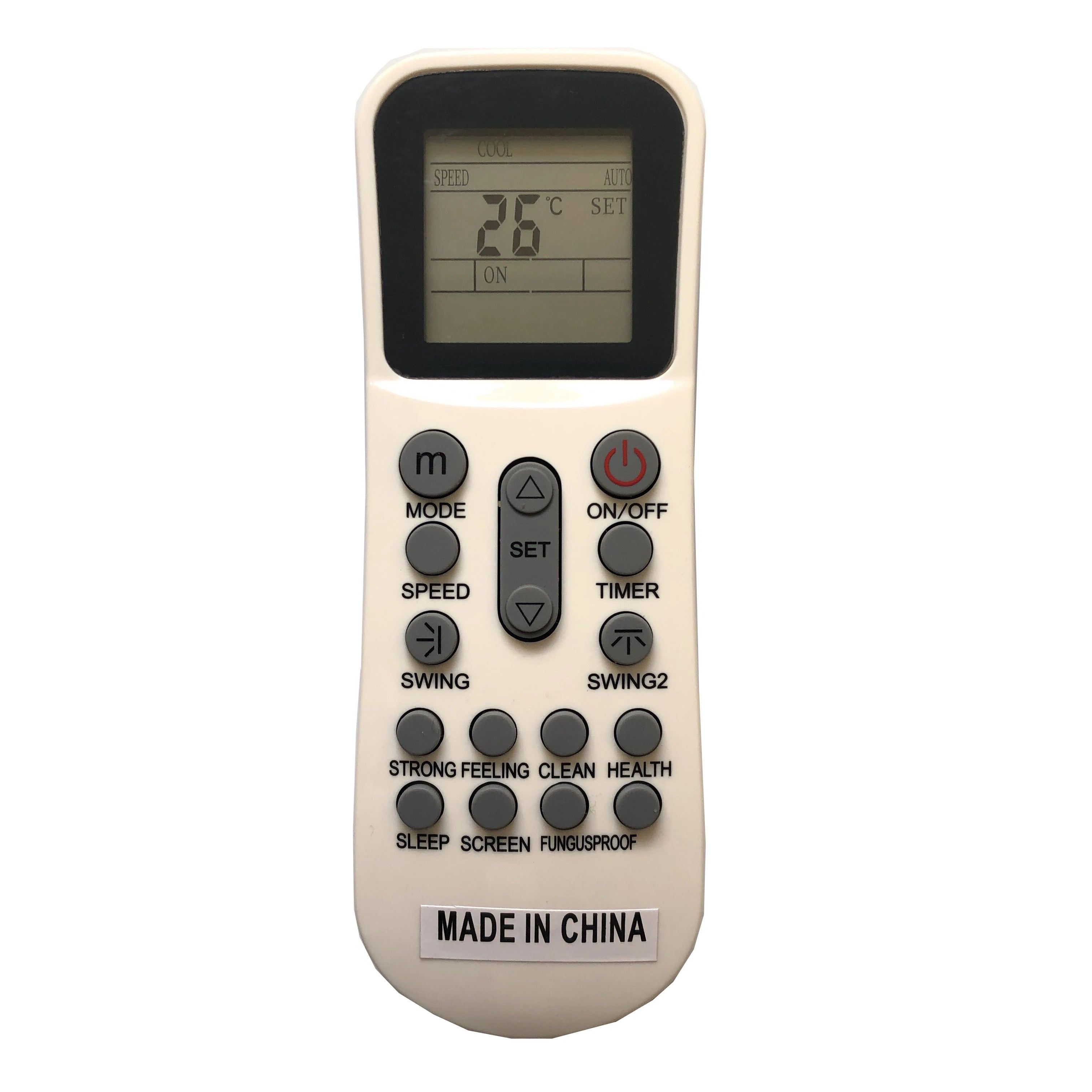 Replacement Air Conditioner Remote Control Compatible with YKR-K002E Climate Control System Models