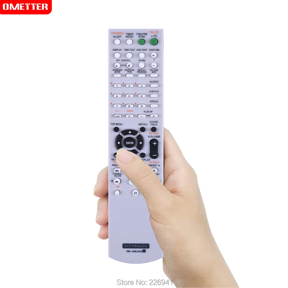 Sony RM-AMU004 Replacement Remote Control for Mini DVD Hi-Fi Audio Systems