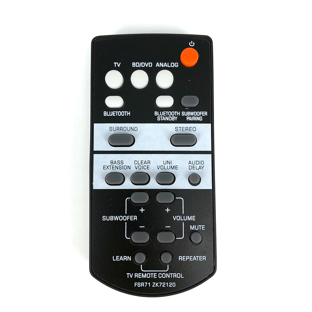 FSR71 ZK72120 Replacement Remote Control for YAS-203 YAS203BL YAS-CU203 NS-WSW41 Sound Bar System
