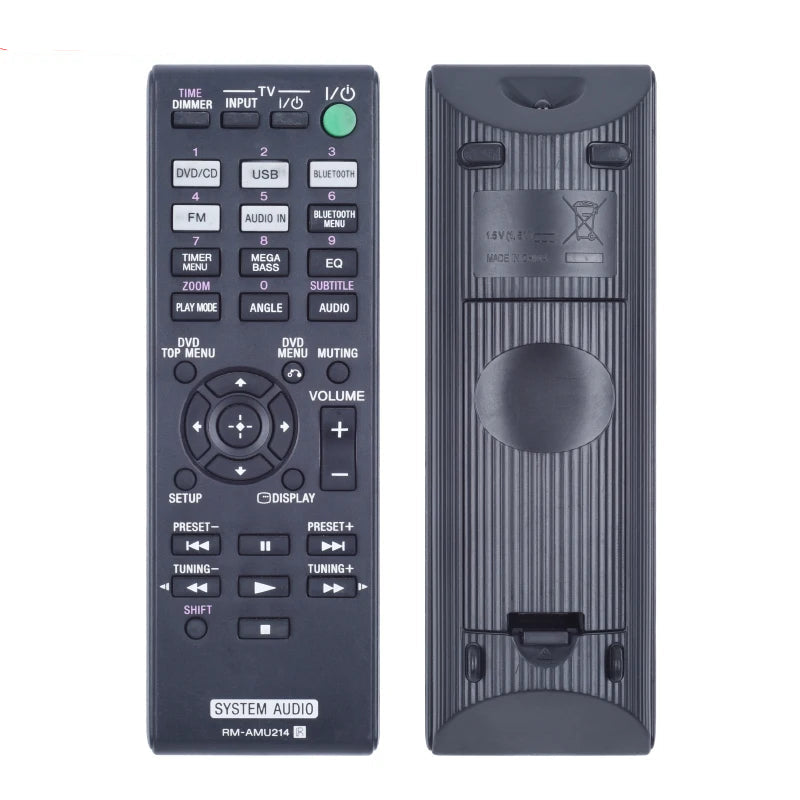 Sony RM-AMU214 Replacement Remote Control for CMT-SBT40D Audio System