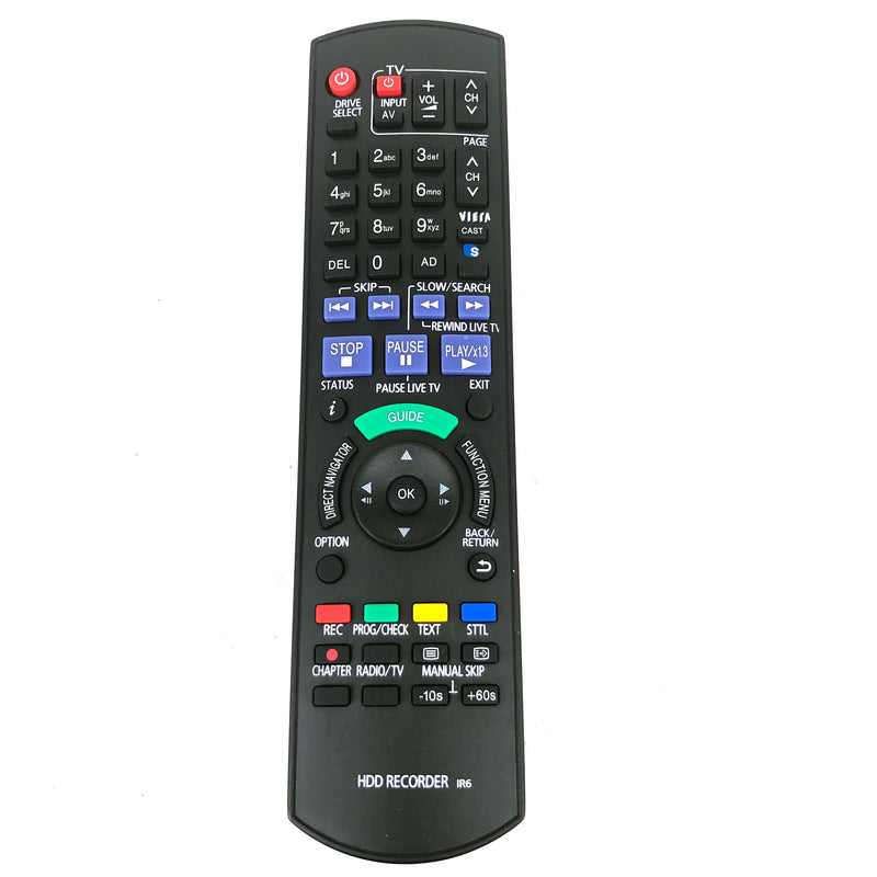 N2QAYB000618 for Panasonic Fit for DVD HDD RECORDER Remote Control N2QAYB000615 DMR-HW100 DMR-HW120