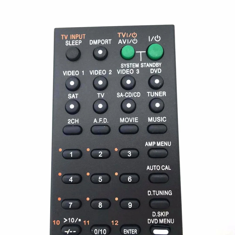 Sony RM-AAU019 Replacement Remote Control for STR and HT-DDW Series AV Receiver Systems