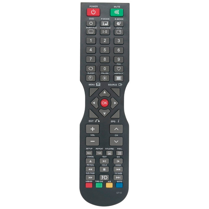 TV Remote QT1D for SONIQ TV QT166 QT155 QT155S E48W13A-AU E40W13A-AU E40W13C-AU E32W13A-AU