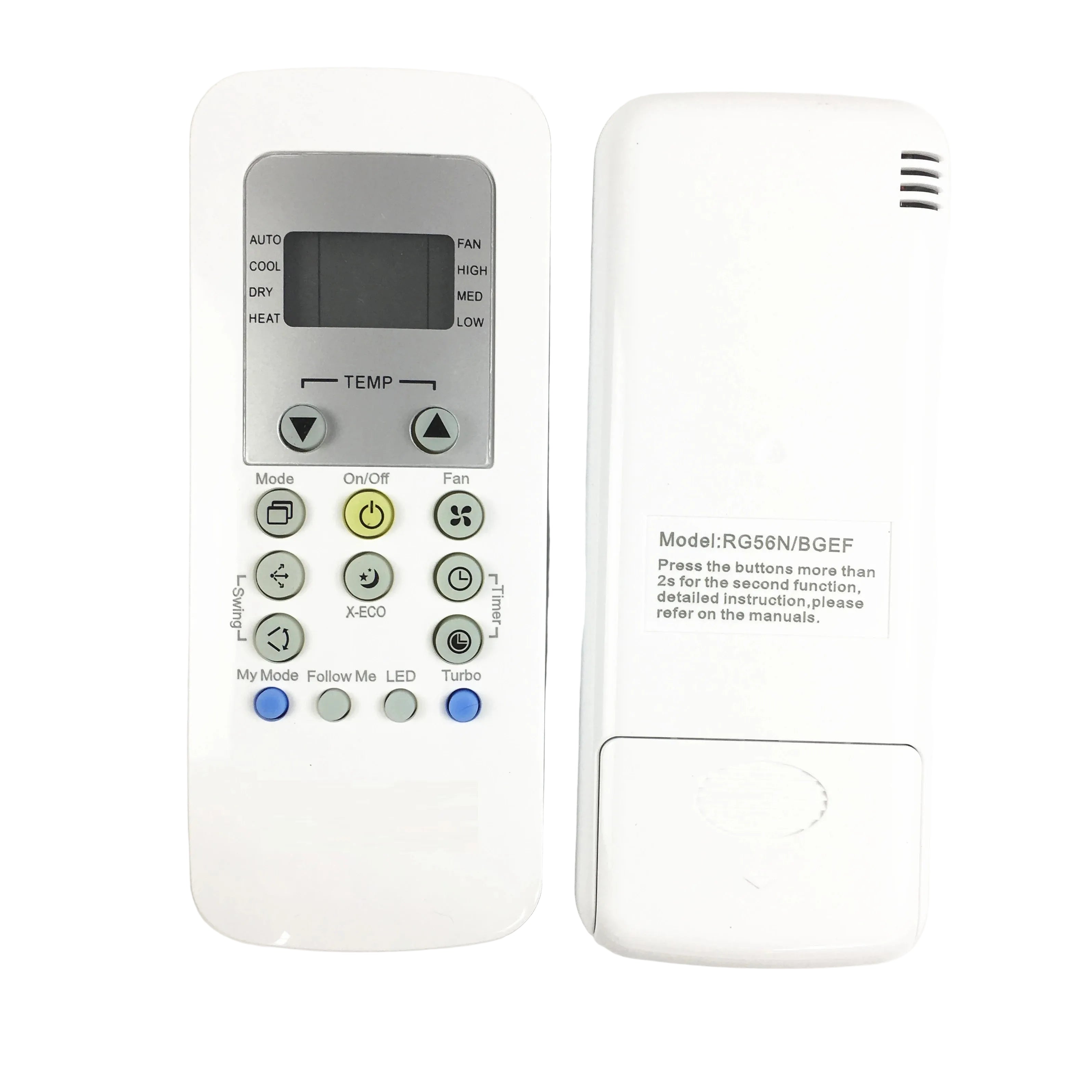 Carrier RG56N/BGEF Replacement Remote Control for Split Air Conditioner Systems
