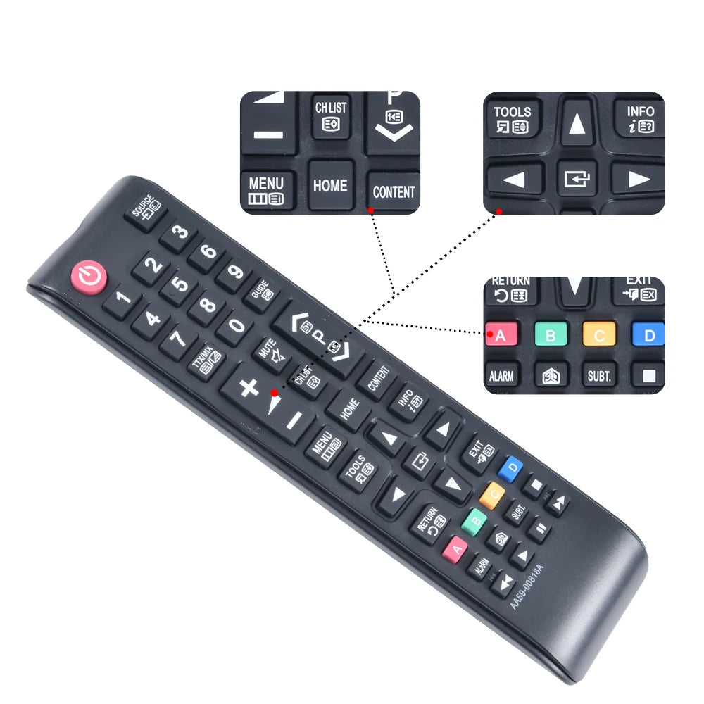 Samsung AA59-00818A Replacement Remote Control for HD and Smart TVs