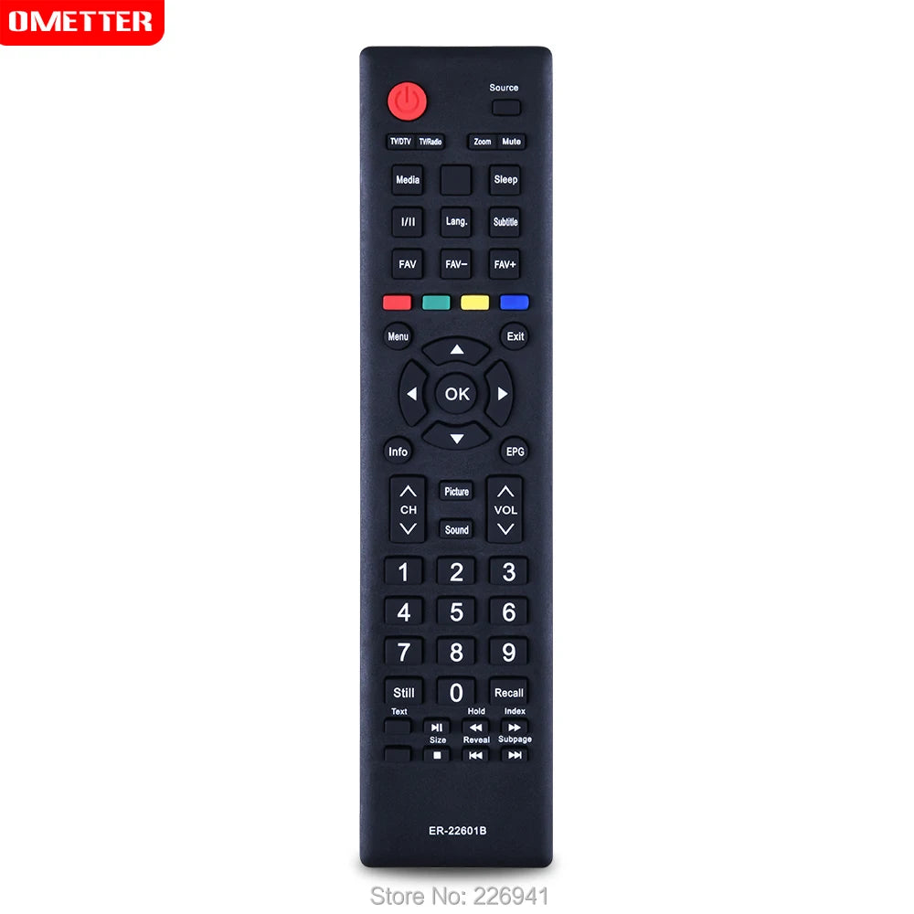 Hisense ER-22601B Replacement Remote Control for LCD Television Models