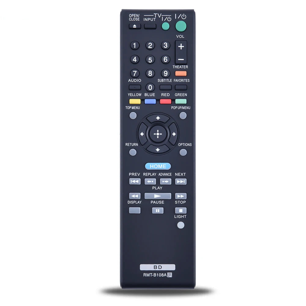 Sony RMT-B108A Replacement Remote Control for Blu-ray DVD Players
