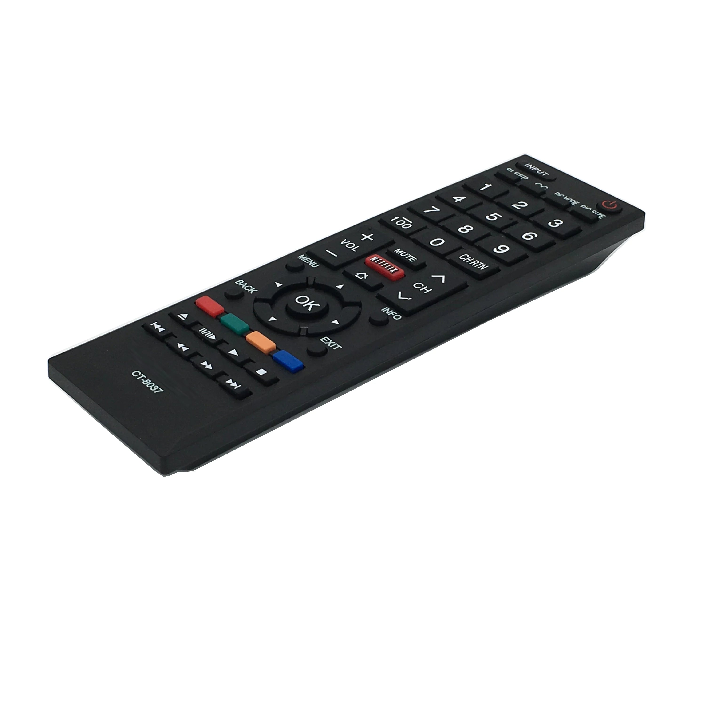 Toshiba CT-8037 Replacement Remote Control for 40L3400U 50L3400U 65L5400 LED TVs