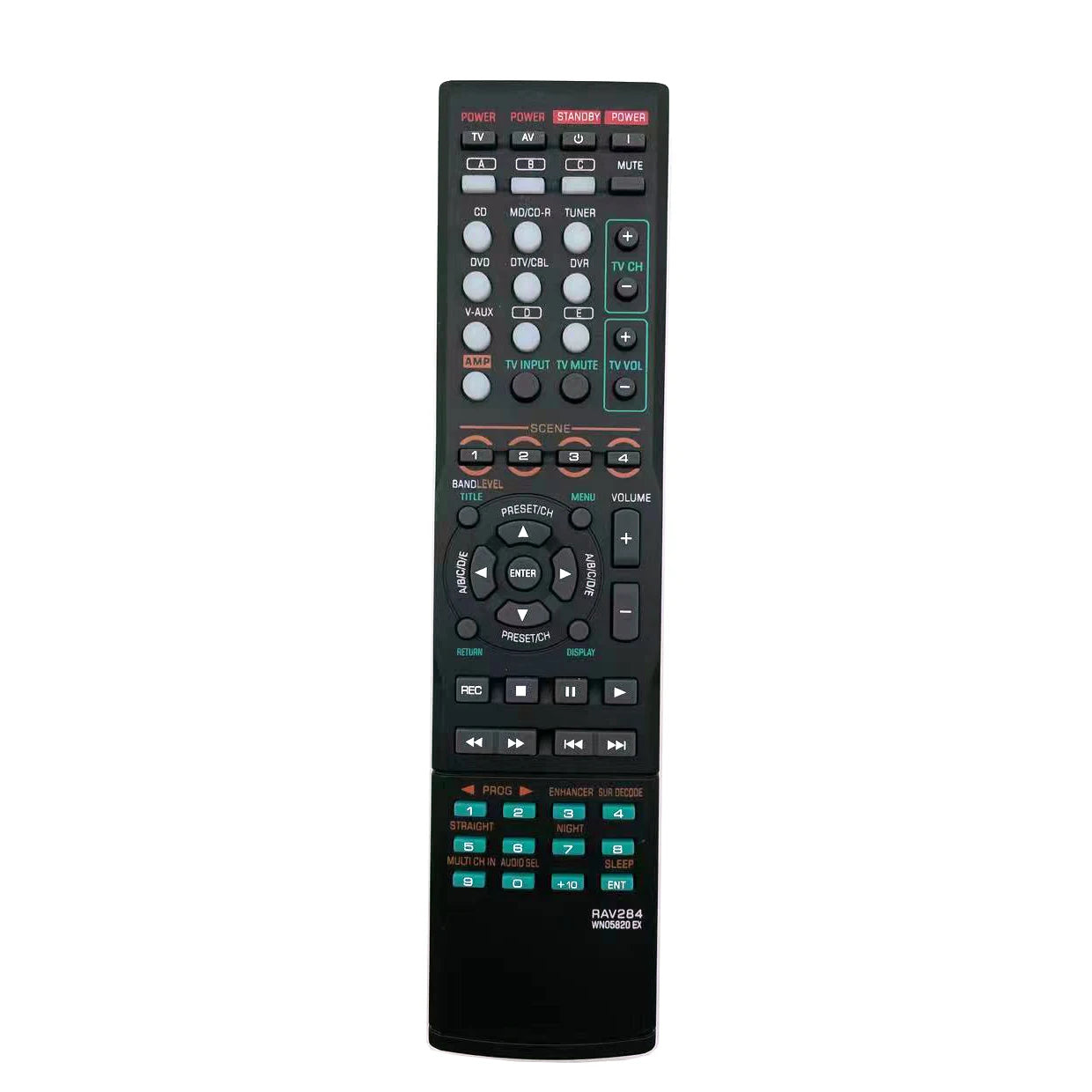 Yamaha RAV284 WN05820EX Replacement Remote Control for RX-V and HTR Series AV Receivers