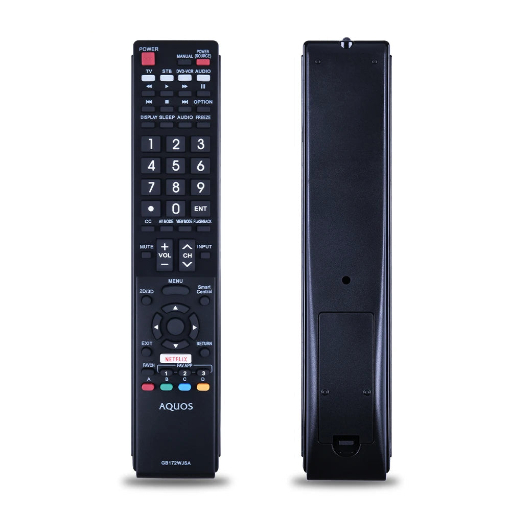 Sharp GB172WJSA Replacement Remote Control for AQUOS LED Television Models