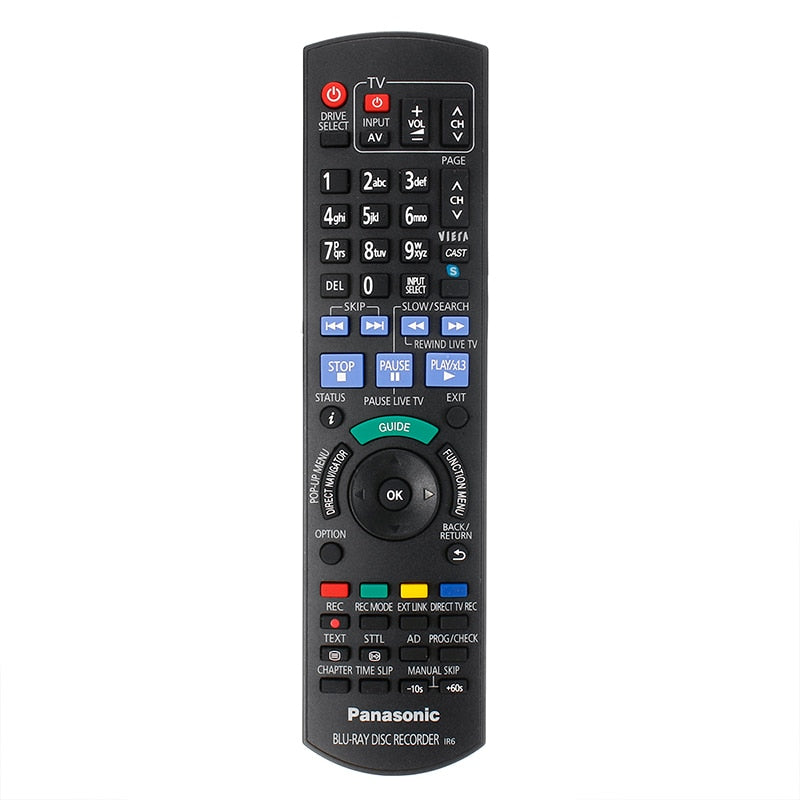 Remote for Panasonic Blu-ray Disc Recorder IR6 For N2QAYB000479 N2QAYB000475 DMRBW780GL DMR-BW780