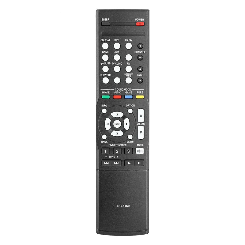 RC-1169 Replacement Remote Control for AVR-1613 AVR-1713 Denon AV Receiver Home Theatre System