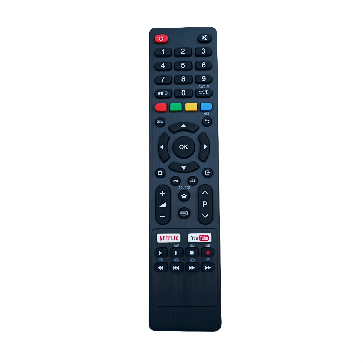 Replacement Remote Control for LCD LED Smart Television Models Compatible with NOONEAST TVs