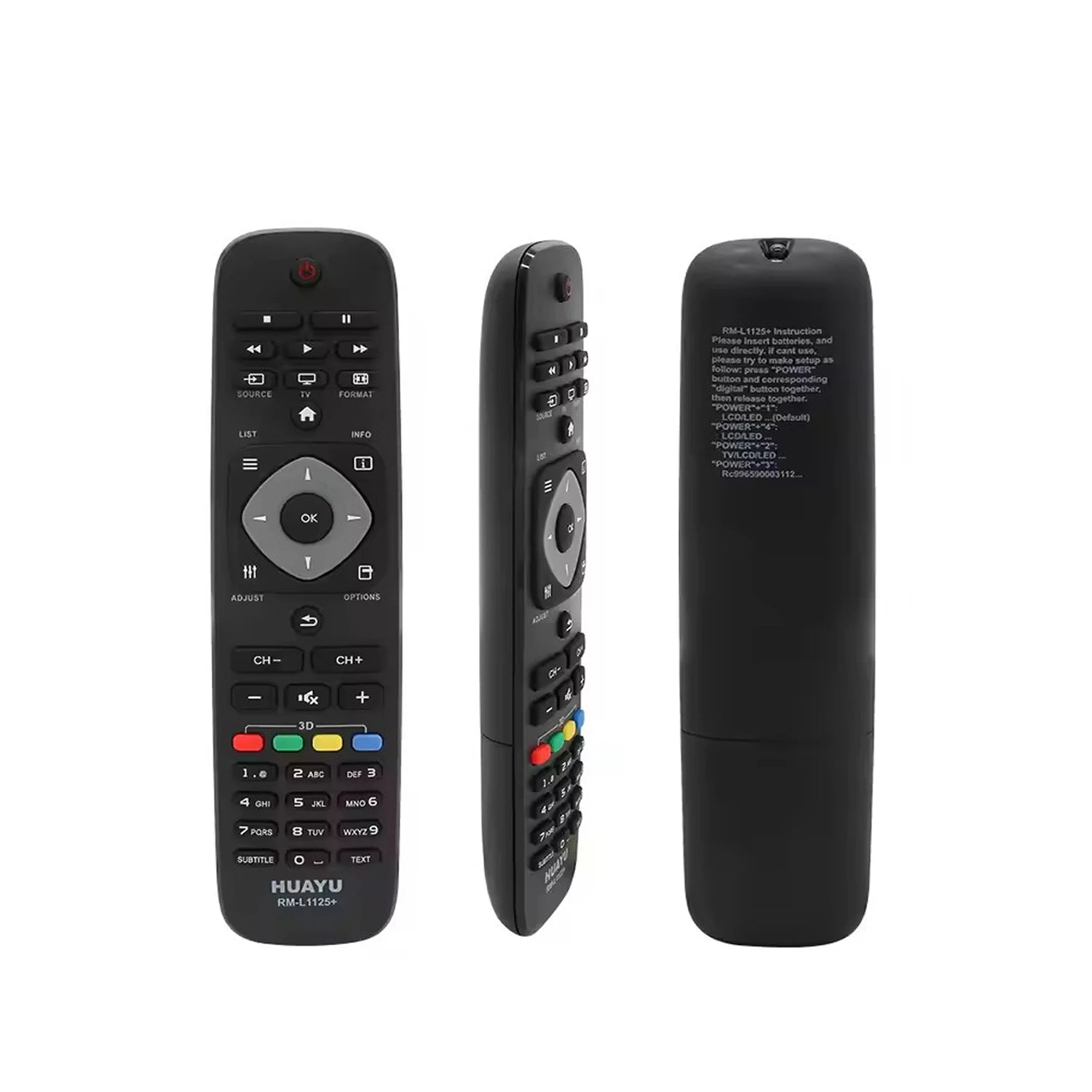Philips Replacement Remote Control for 42PFL and 43PFS Series LED Smart Televisions