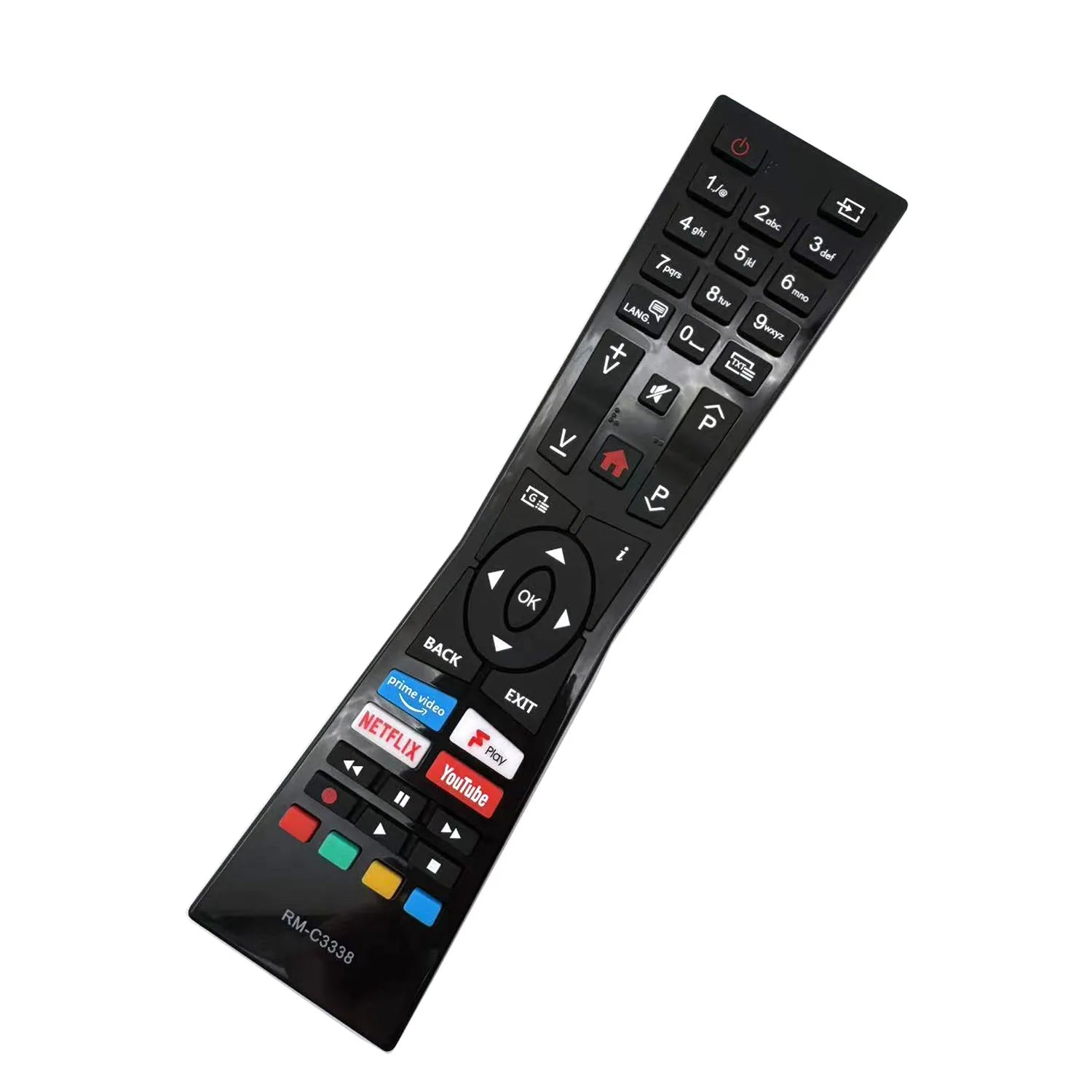 JVC RM-C3338 Replacement Remote Control for Smart LED Televisions