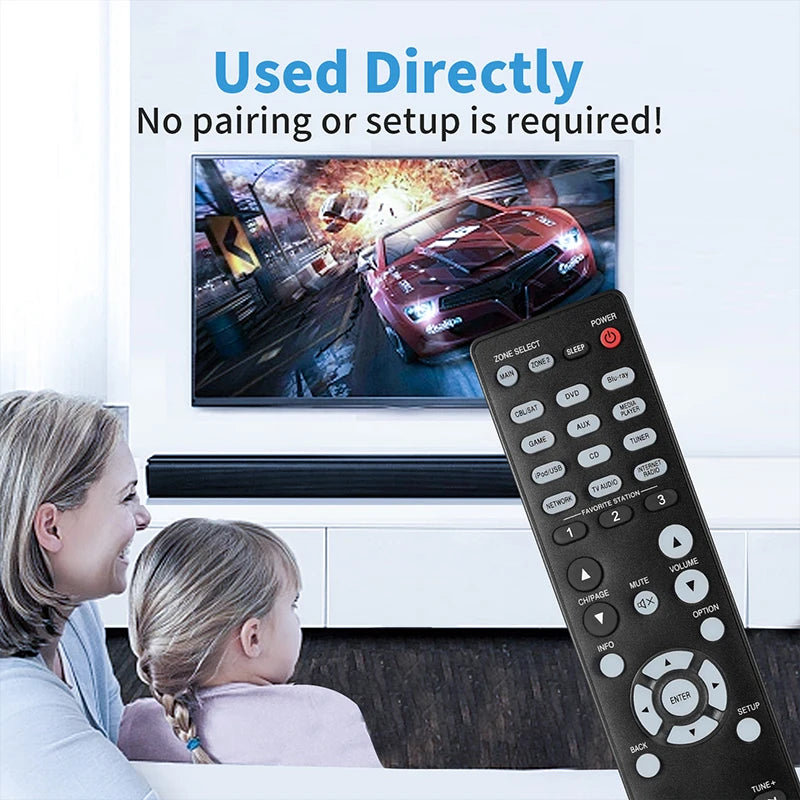 RC-1183 Replacement Remote Control for Denon AV Receiver AVR-X2000, AVRX2000, AVR-E400