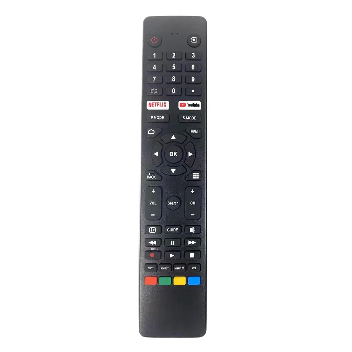 Replacement Remote Control for Smart 4K UHD Android TVs Compatible with PL55UHDG and PL65UHDG Models