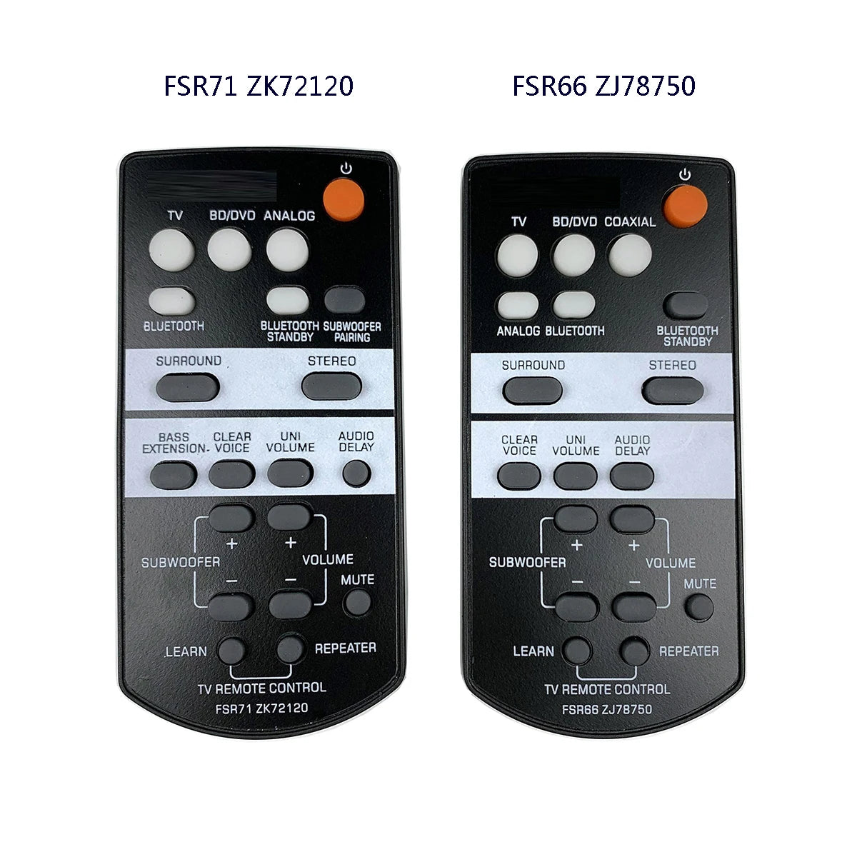 Yamaha FSR71 Replacement Remote Control for YAS and YSP Series Sound Bar Audio Systems