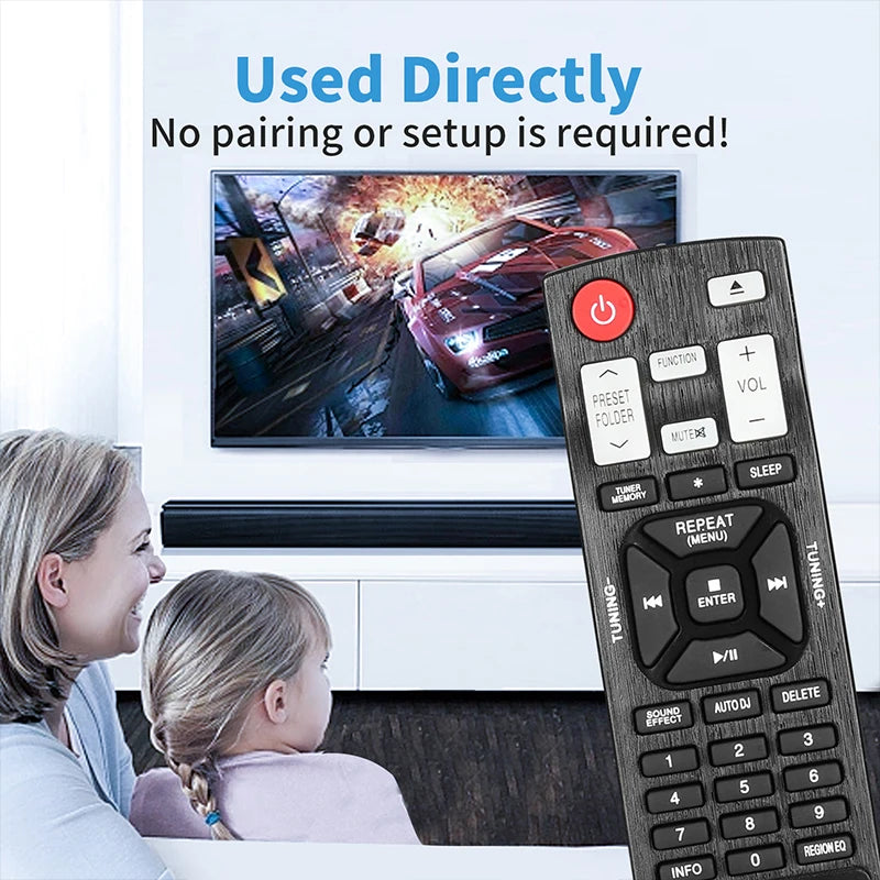 AKB73655739 Replacement Remote for CM4341 CM4550 CM8440 CM9740 CM9950 OM7550 LG Home Audio System