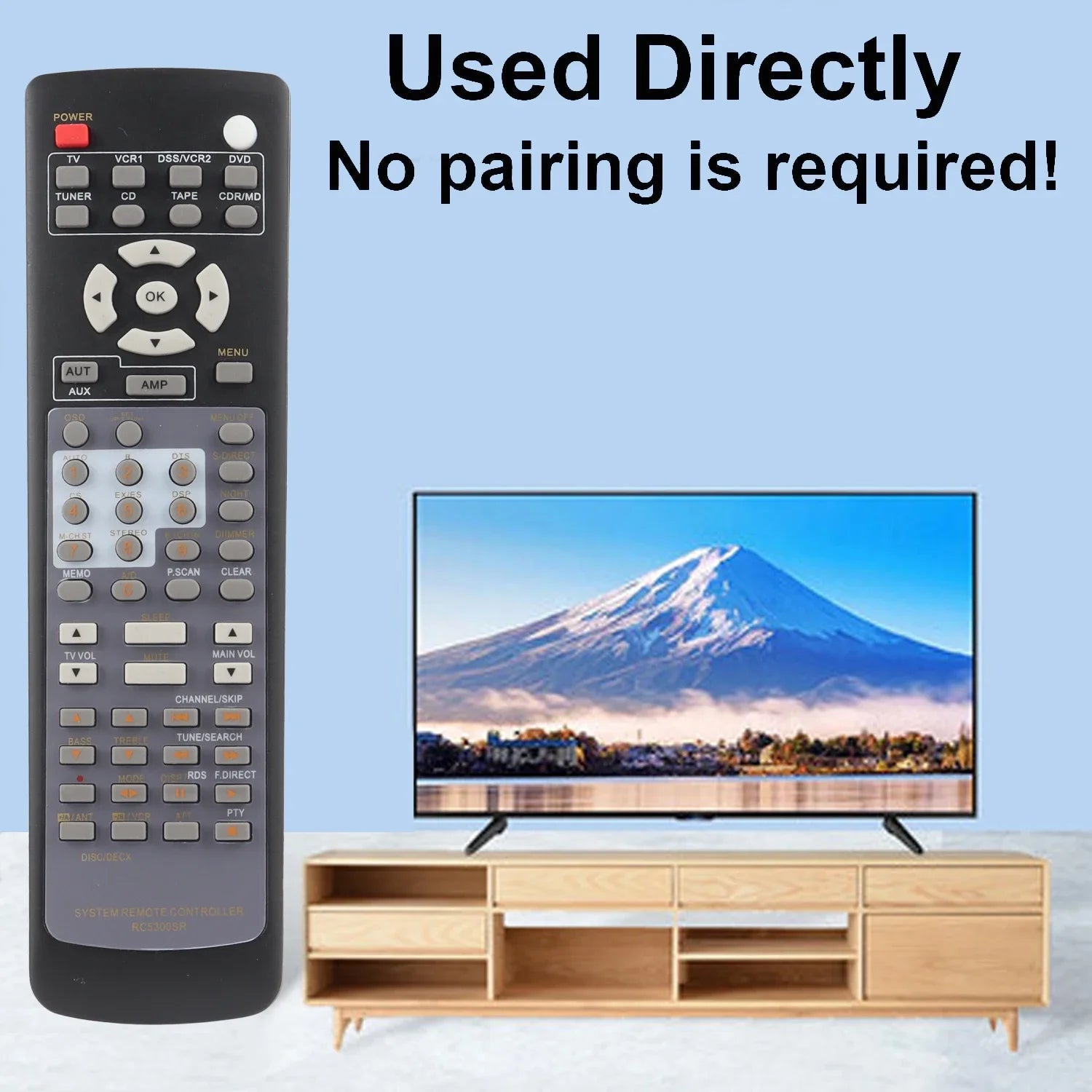 RC5300SR Replacement Remote Control for SR4002 SR4200 SR4400 SR5002 AV Surround Receiver