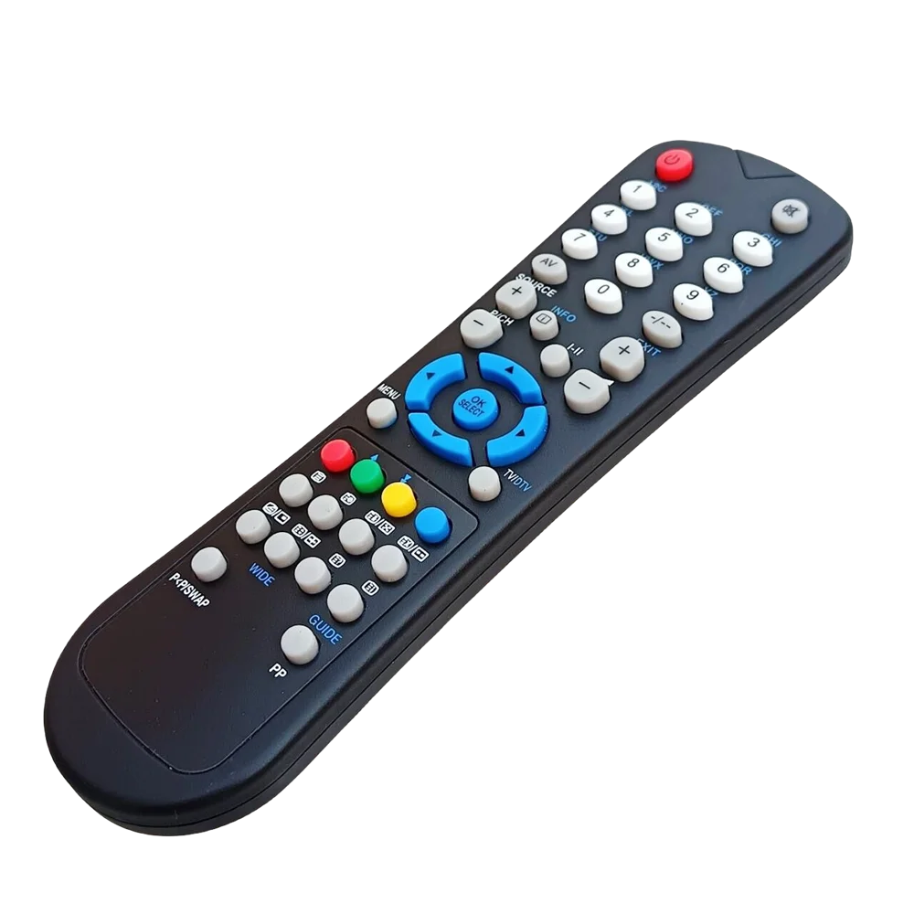 Replacement Remote Control for HD Television Models Compatible with Techwood Wharfedale and Luxor TVs