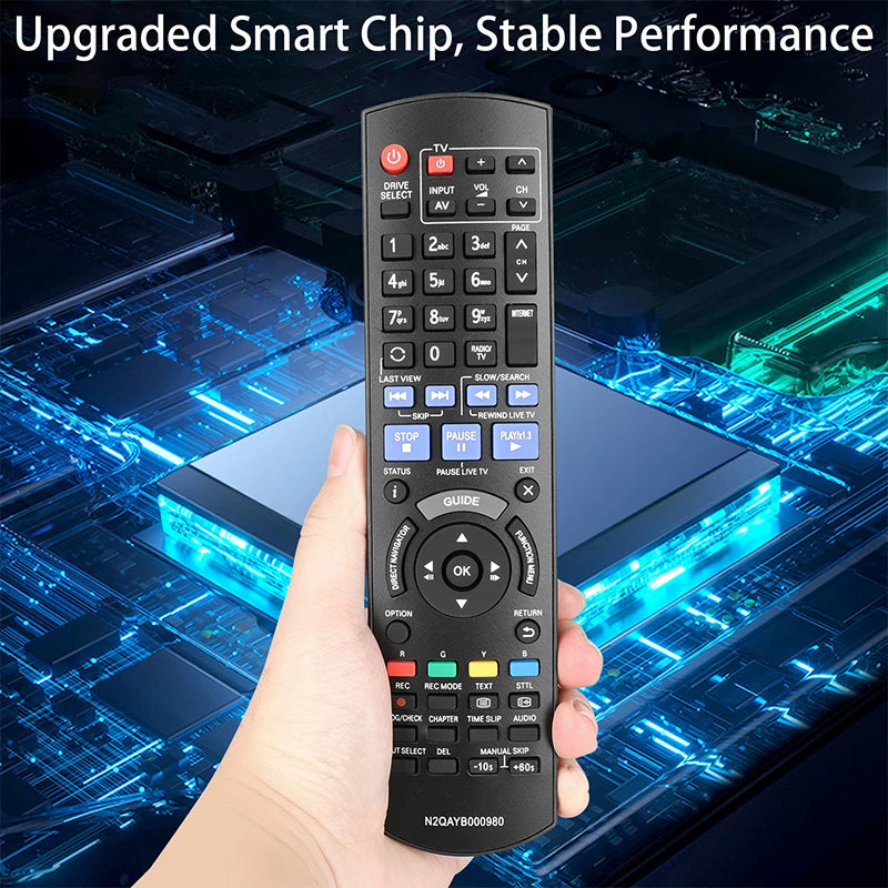 N2QAYB000980 Remote Control for Panasonic DVD Recorder DMR-XW440 DMR-XW440GL DMR-XW440GLK