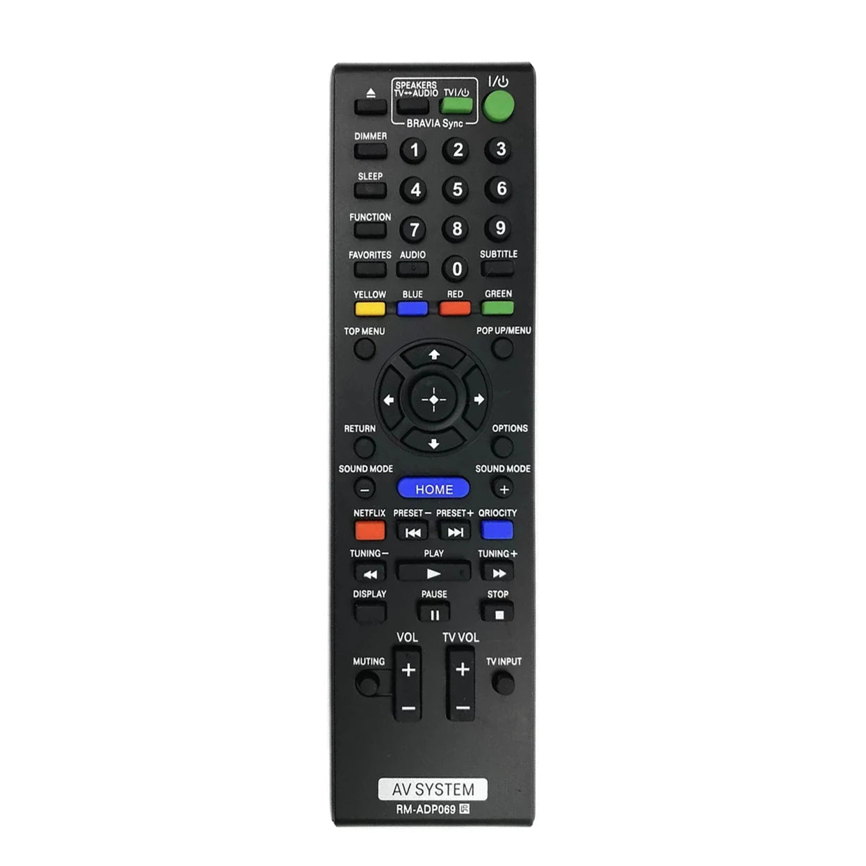 Sony RM-ADP Series Replacement Remote Control for AV and Blu-ray Home Theatre Systems