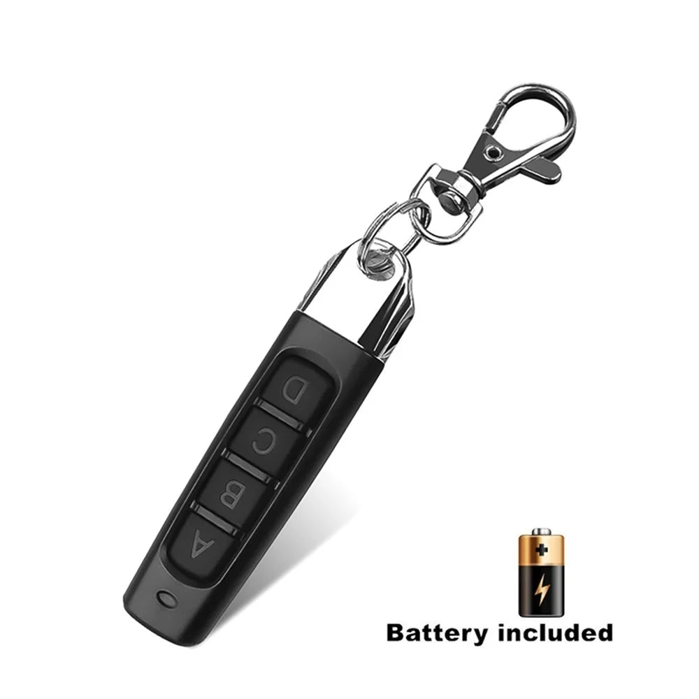 Universal 433MHz Garage Door Opener Remote – 4-Button Clone, Learning & Rolling Code Duplicator