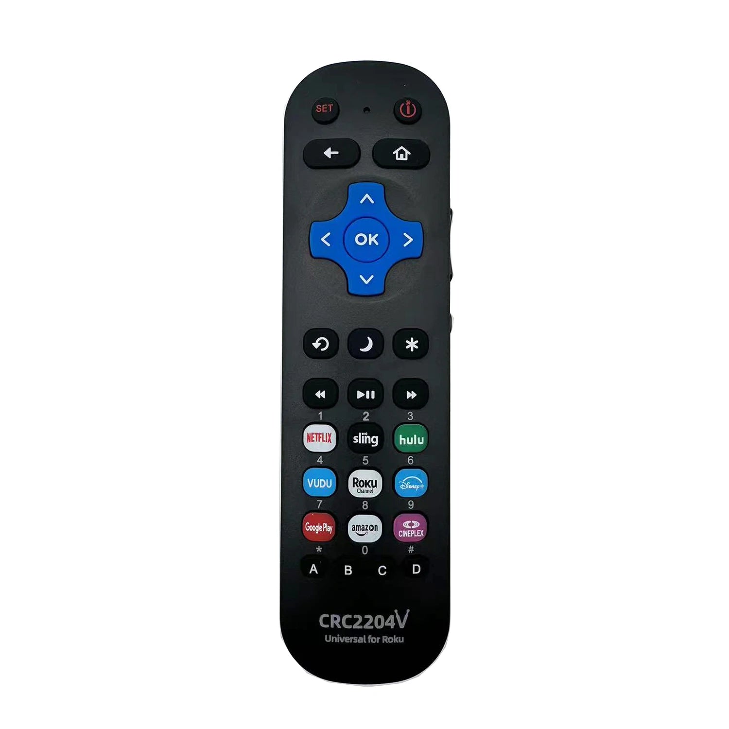 Universal IR Replacement Remote Control for Roku TV Element, Insignia, Haier, NS and Sanyo Televisions