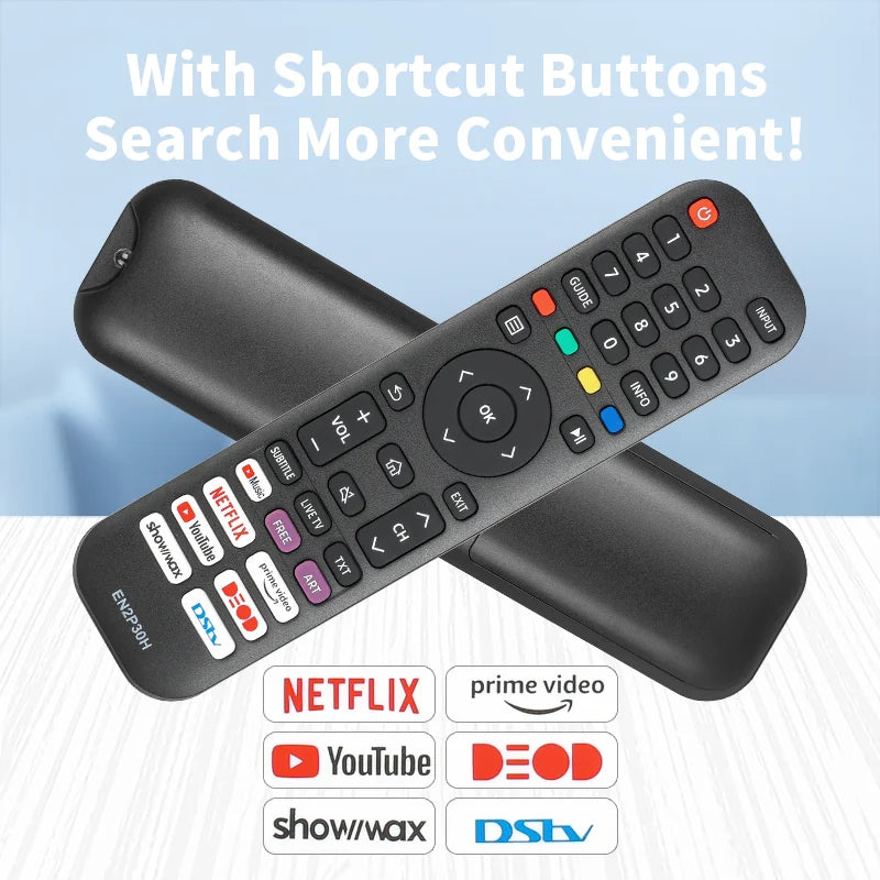 EN2P30H Replacement Remote for 43H6G 50H6G 55Q7F 65H6G 65A60G Hisense QLED 4K Smart TV