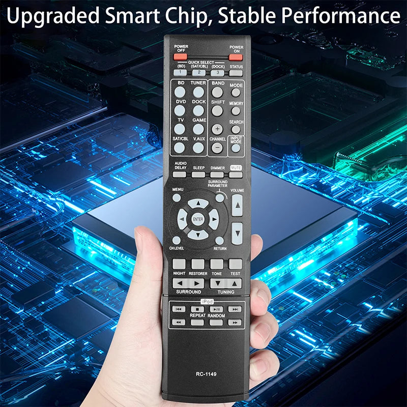 RC-1149 Replacement Remote for AVR-390 AVR-391 AVR-591 AVR-930 AVR-1310 AVR-1311 Denon AV Receiver