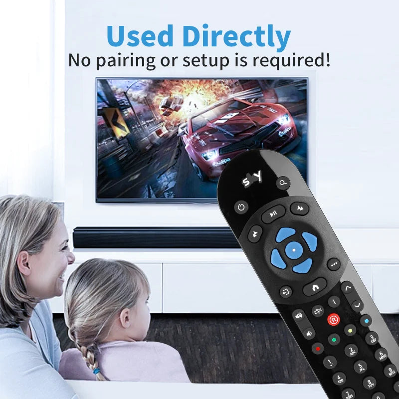 SKY Q Replacement Remote Control for Sky Q TV Box Set Top Box Satellite Receiver