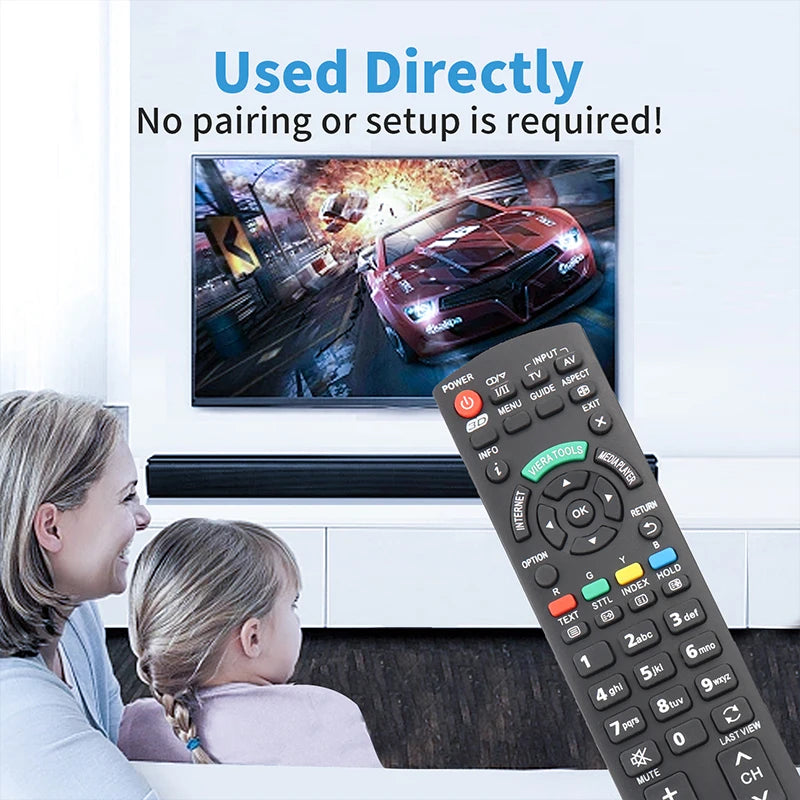 N2QAYB000747 Replacement Remote for TH-L42ET5A TH-L47ET5A TH-P50UT50A TH-P65UT50A Panasonic TV