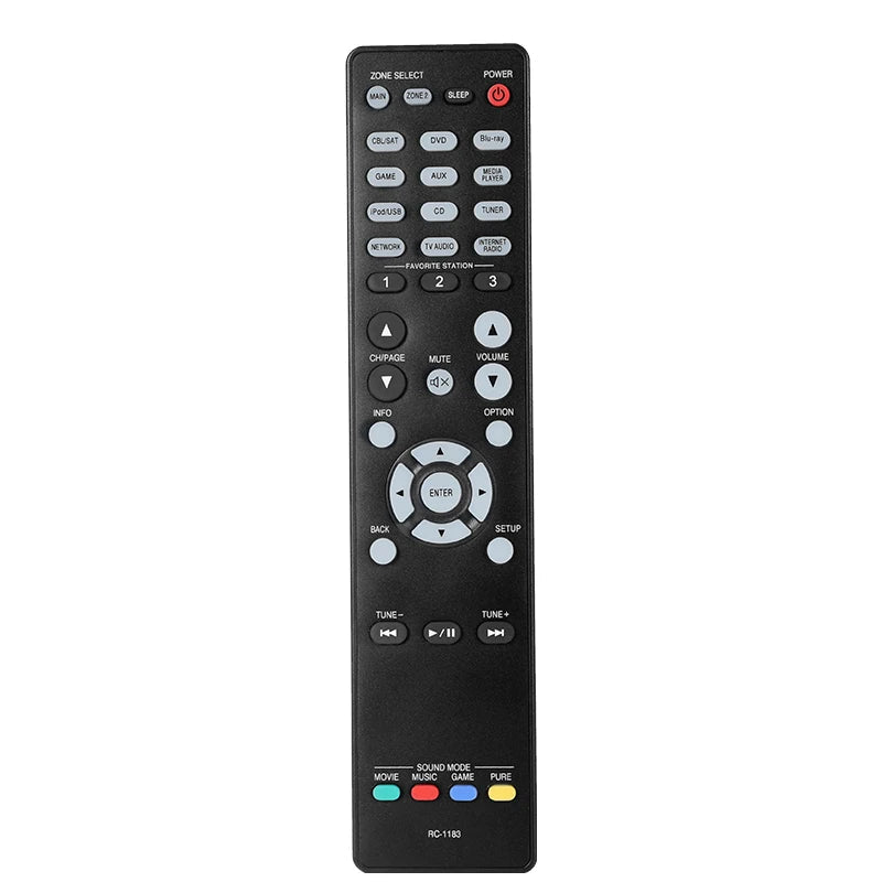 RC-1183 Replacement Remote Control for Denon AV Receiver AVR-X2000, AVRX2000, AVR-E400