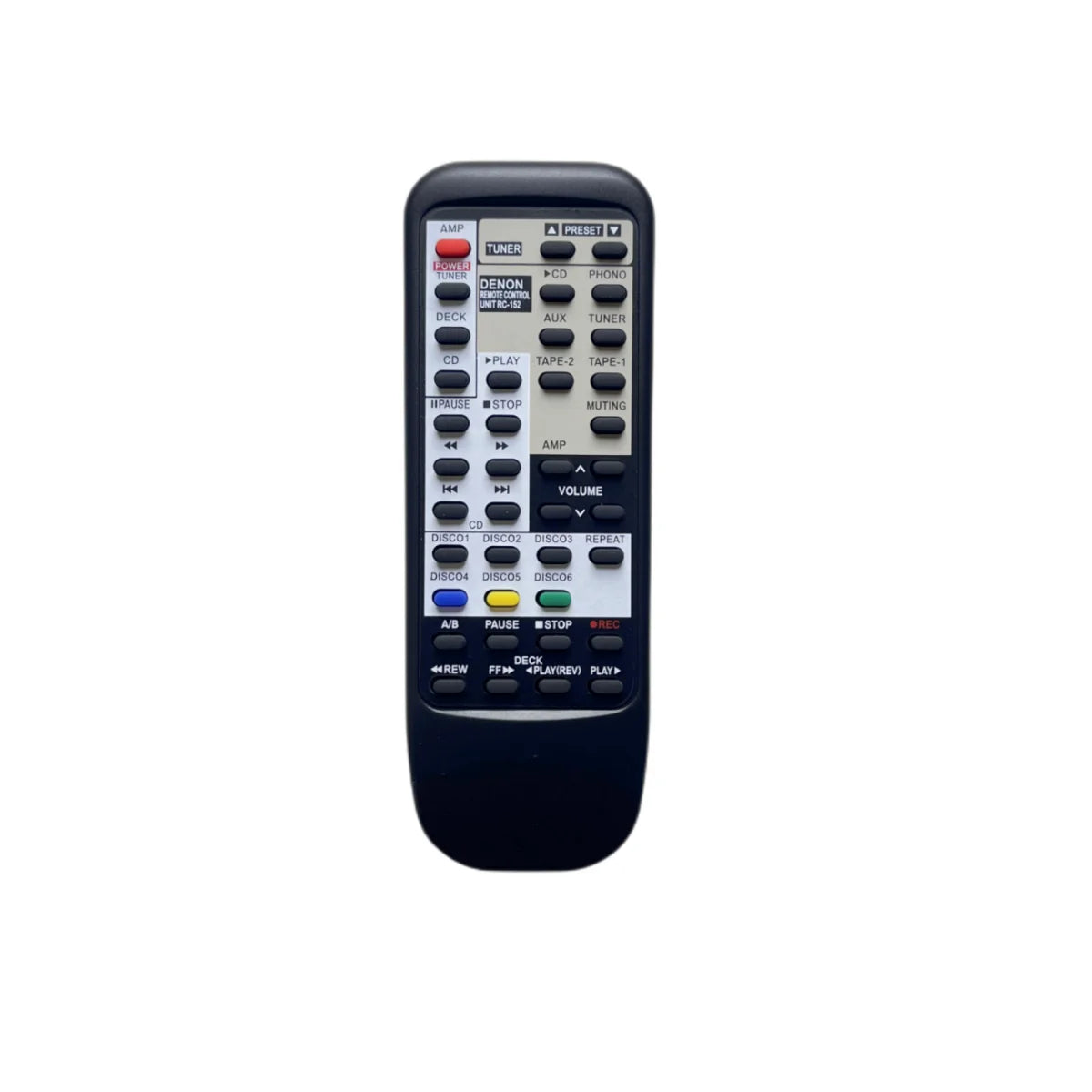 Replacement Remote Control for Denon Integrated Stereo Amplifier and Audio Receiver Systems