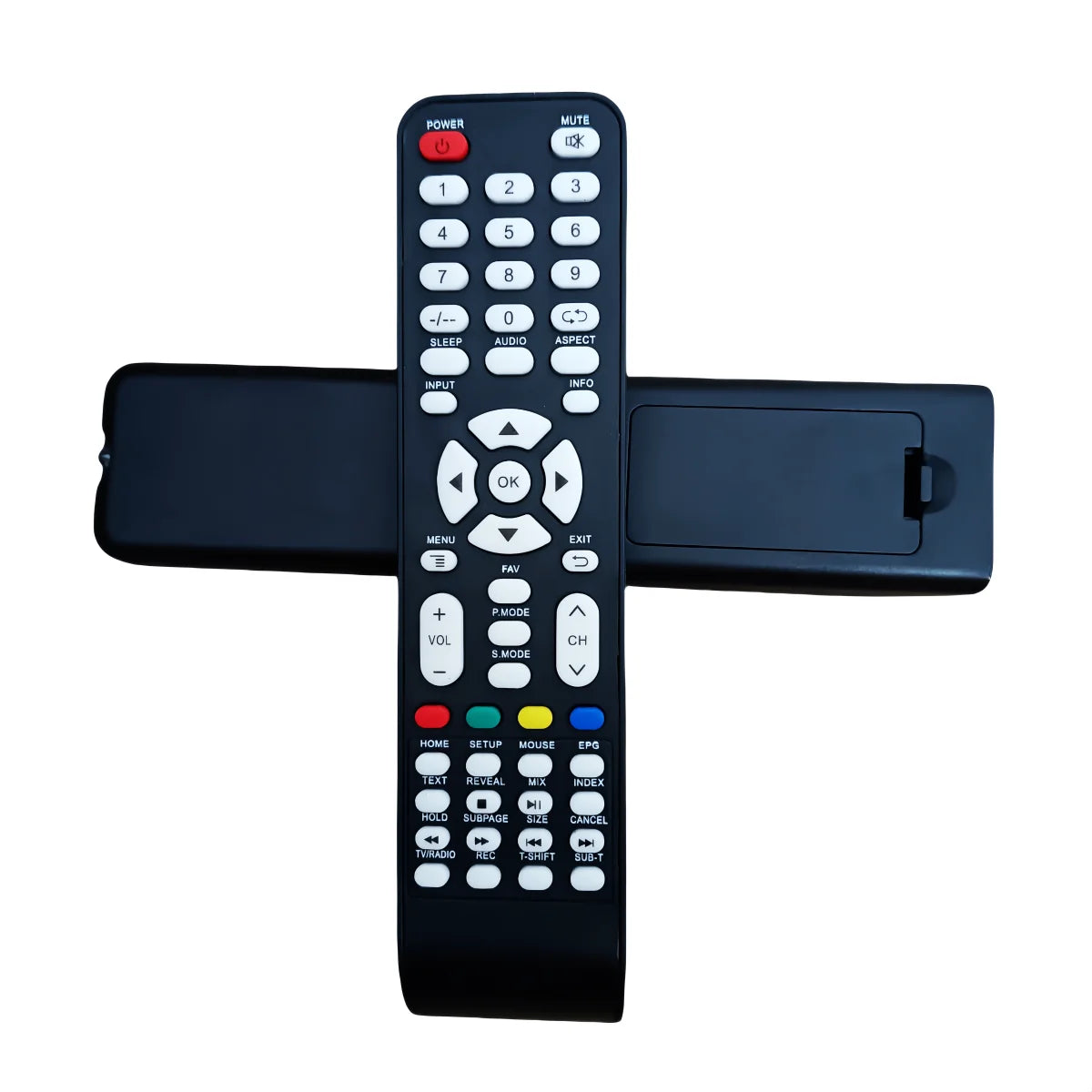 Replacement Remote Control for Fujicom, Fusion and Lumus LCD Television Models