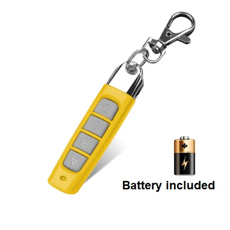 Universal 433MHz Garage Door Opener Remote – 4-Button Clone, Learning & Rolling Code Duplicator