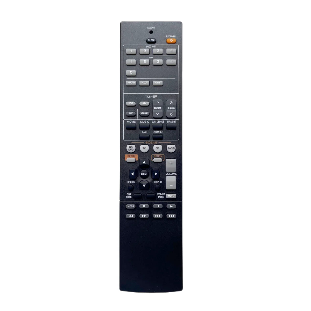 Remote Control Replacement for Yamaha RX-V385 RX-V471 RX-V475 RX-V477 RX-V483 RX-V485