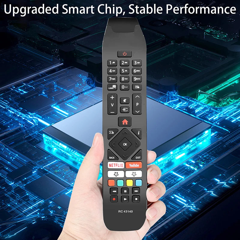 RC43140 Replacement Remote for 24HE2000 32HE4000 40HE4000 43HK6000 49HK6500 55HL8000 Hitachi TV
