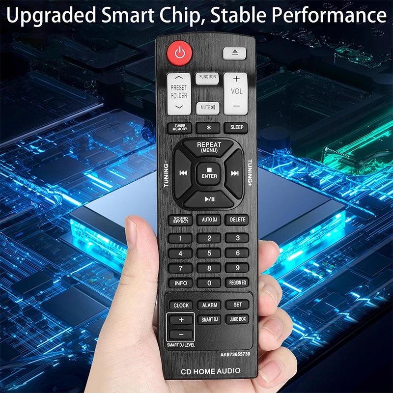 AKB73655739 Replacement Remote for CM4341 CM4550 CM8440 CM9740 CM9950 OM7550 LG Home Audio System