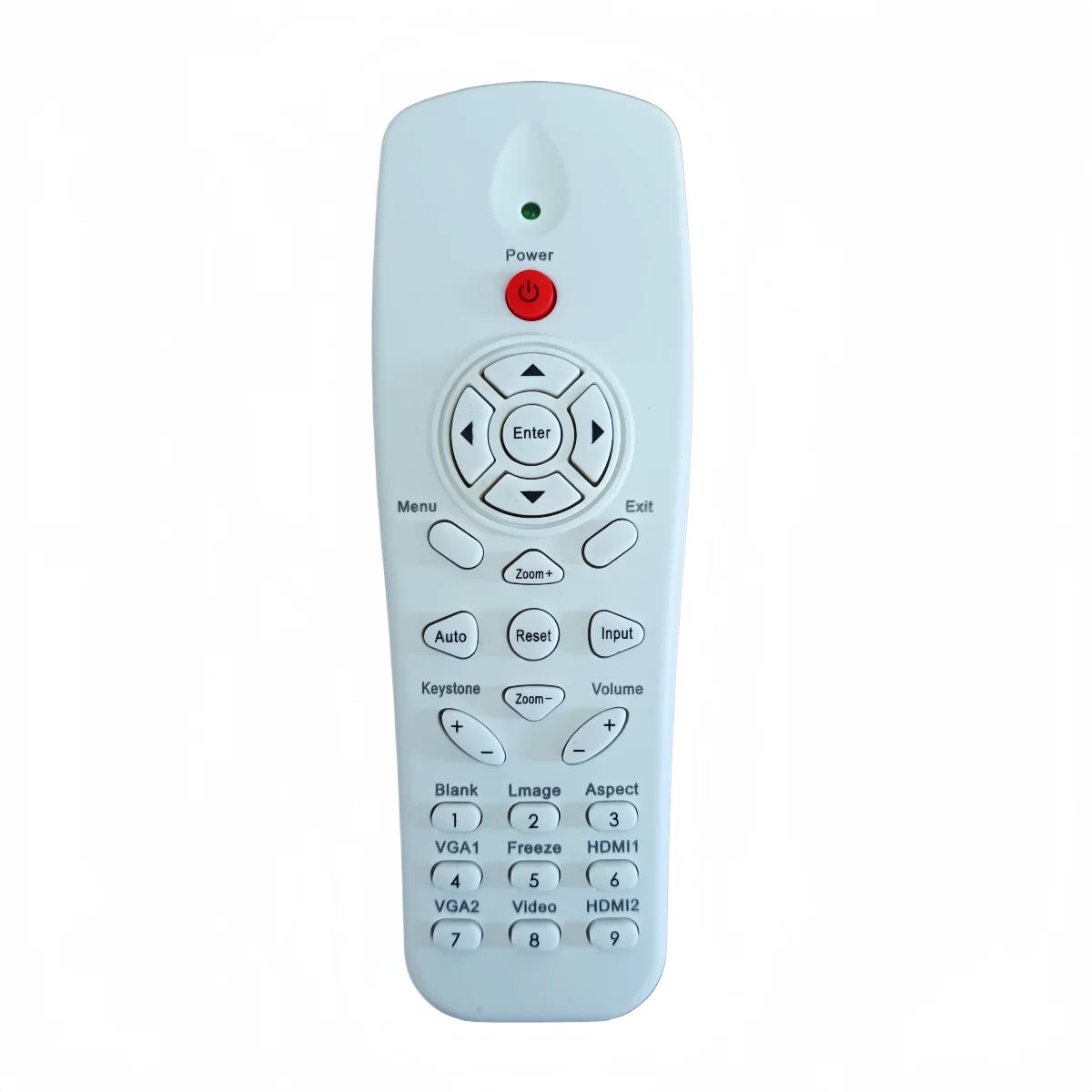 Replacement Remote Control for Optoma Projector Models Compatible with BR-3080N and Z Series Projectors