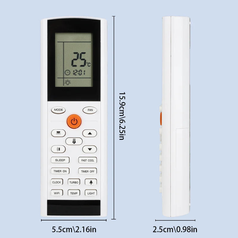 YAC1FB16 Replacement Remote Control for YACIFBI YACFB YAC1FB Gree Air Conditioner Heat Pump A/C