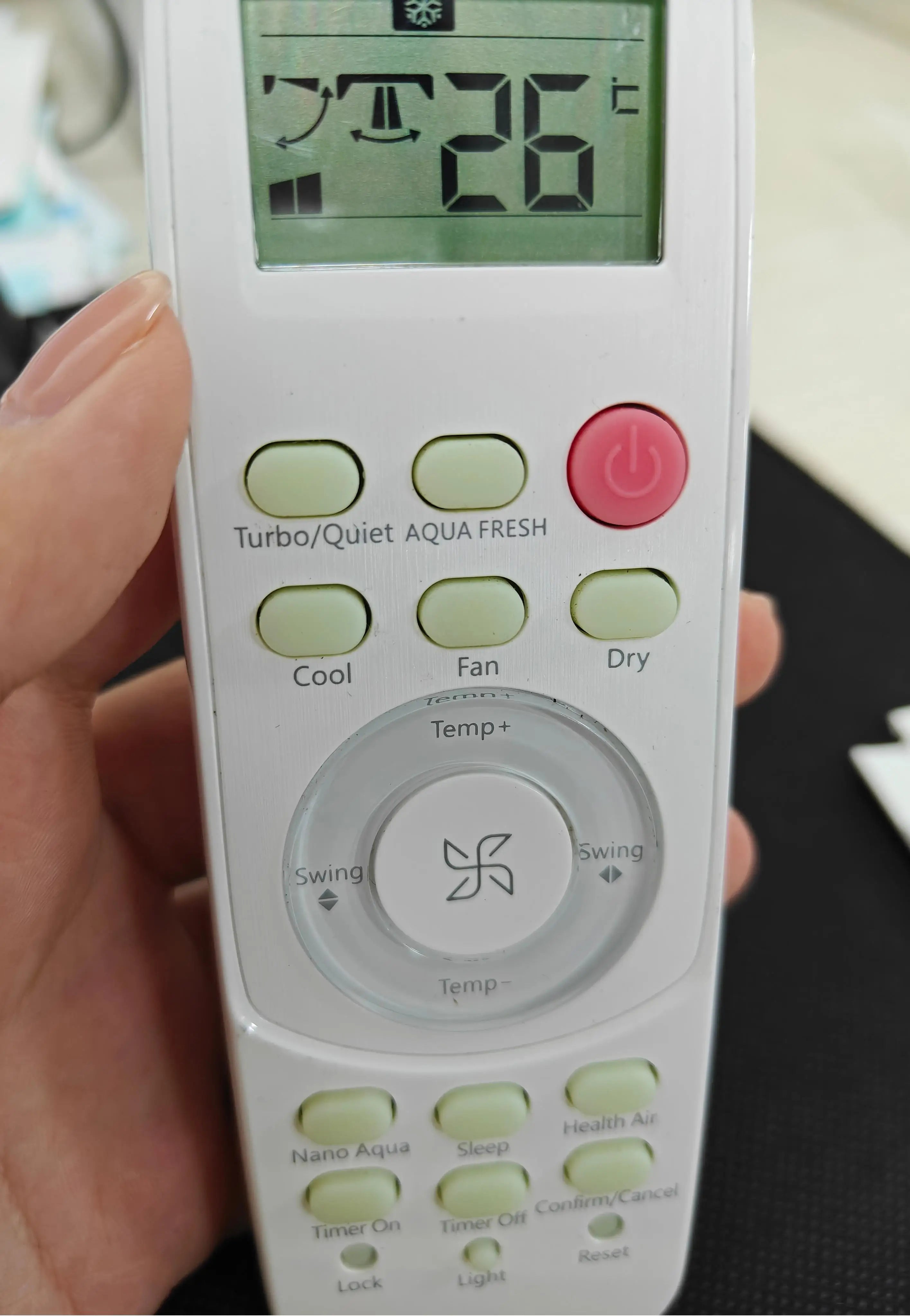 0010401996K Replacement Remote Control for Haier AQUA Air Conditioner Heat Pump A/C System