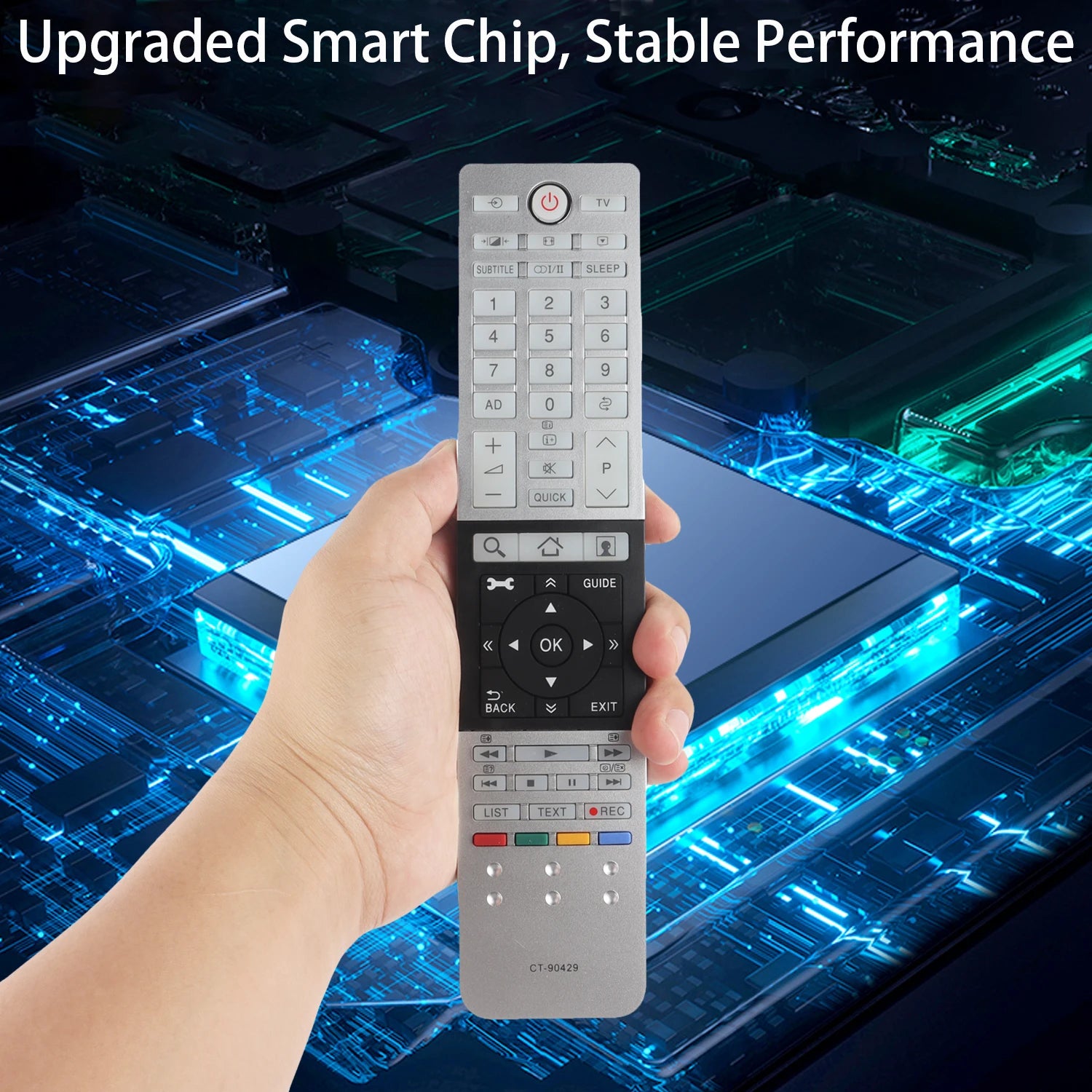 CT-90429 CT90429 Replacement Remote for CT90430 CT90427 CT90428 Toshiba 4K Ultra HD TV