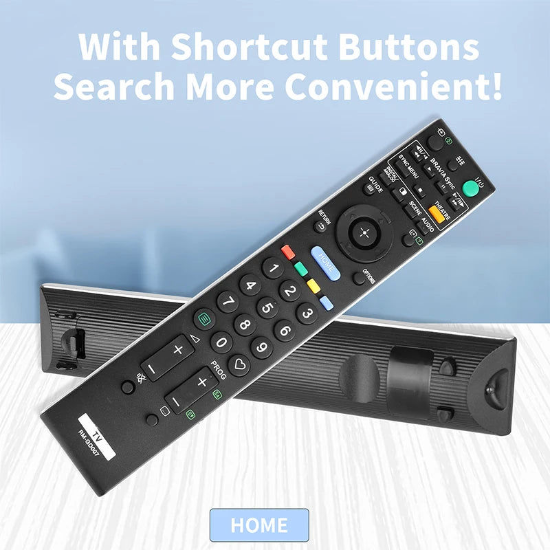 RM-GD007 Replacement Remote for KDL-20S4000 KDL-32W5500 KDL-40W4000 KDL-46W5500 Sony BRAVIA TV