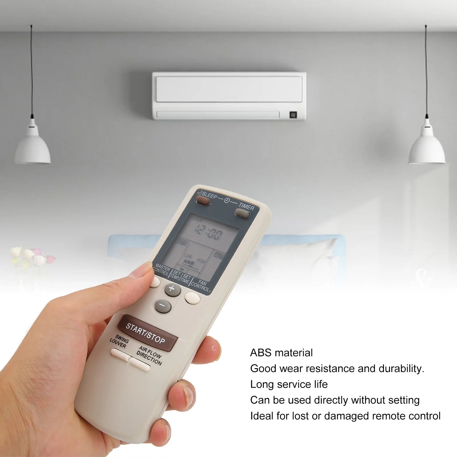 Air Conditioner Remote Control for Fujitsu AR-BB1 AR-AB10 AR-DB5 – Replacement Remote