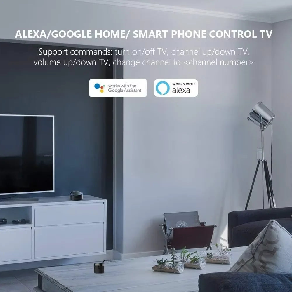 RM4 Mini Smart IR Remote Control WiFi Universal Controller for TV AC Alexa Google Home