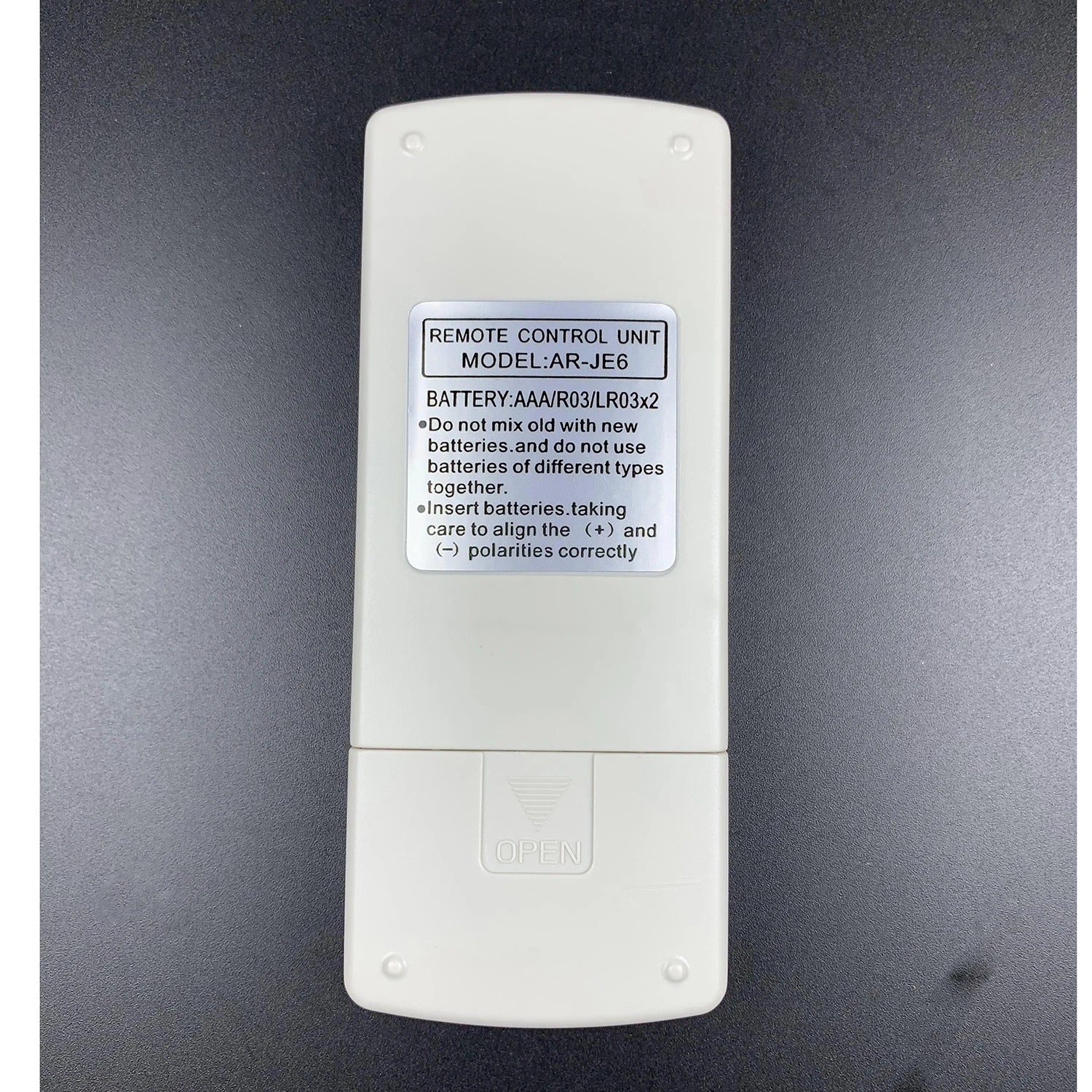 Fujitsu AR-JE6 Replacement Remote Control for AR-JE4 AR-JE5 AR-JE7 AR-JE8 AR-JE9 Air Conditioners