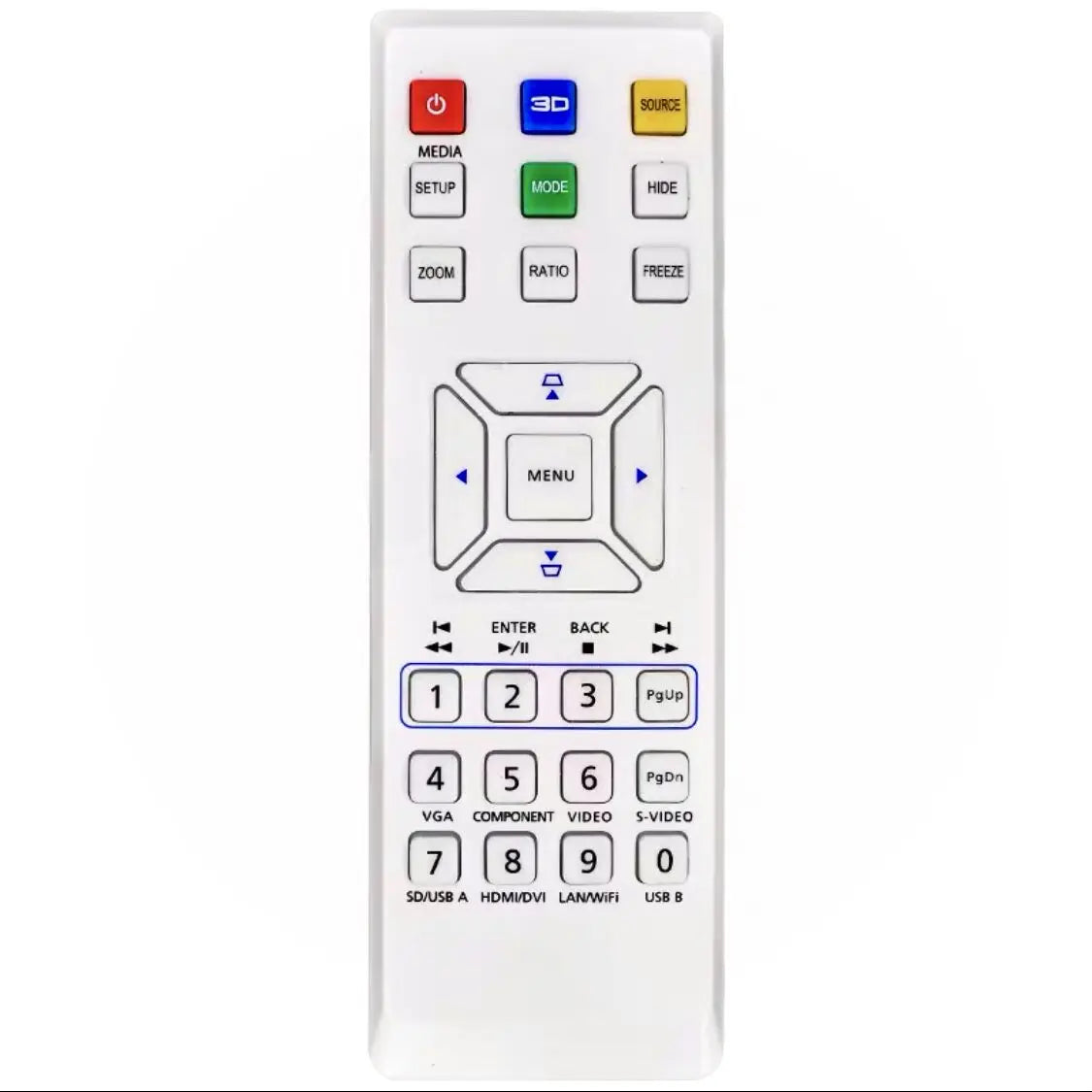 Replacement Remote Control for Acer Projector Models Compatible with X, H and HBD Series