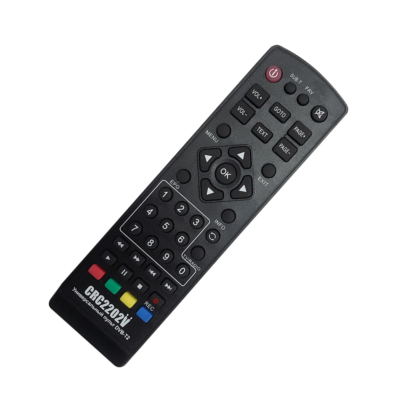 Universal DVB-T2 Set-Top Box Remote Control for BBK D-Color Cadena Denn Digital Digiline Divisat Eltex